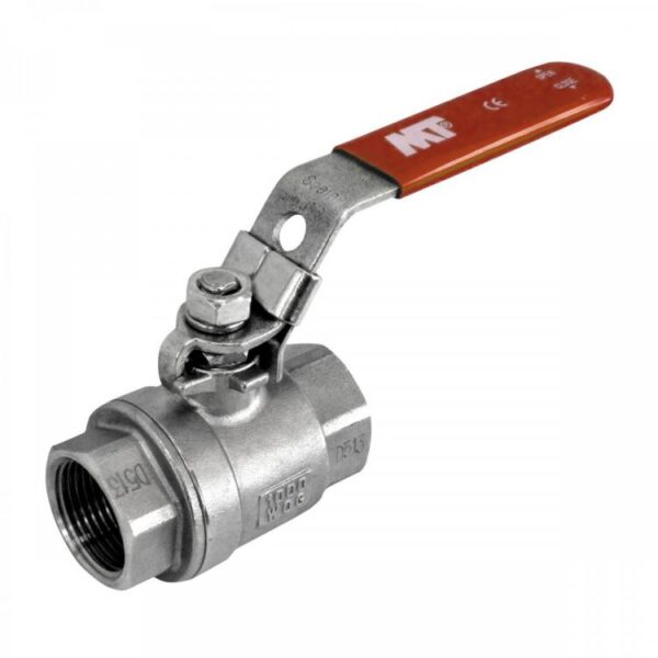 09102 F-F Two-Piece Ball Valve Threaded End Full Bore