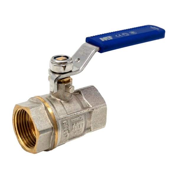 42952 Pn30 F-F Ball Valve With Blue Stainless Steel Handle