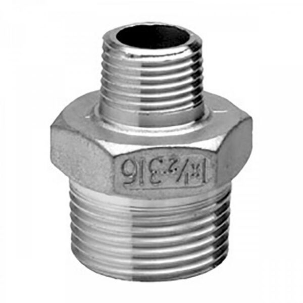 8245 M-M Reducing Nipple - stainless steel