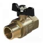 4604M-F DZR brass ball valve PN-40 full bore