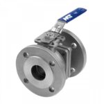 5128 Two-Piece Stainless Steel Ball Valve With Flange