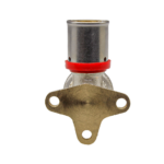 647500 Wall Plated Elbow Multilayer Press Fitting Type U-Red